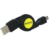 Amzer 82268 Micro USB Retractable Data Cable