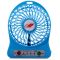 Powerpak 4-Inch Rechargeable Battery USB Mini Fan (Color May Vary)