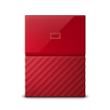 WD My Passport 1TB Portable External Hard Drive (Red)