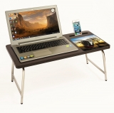 Riona Bluewud Bed Laptop Table with inbuilt Mobile Stand